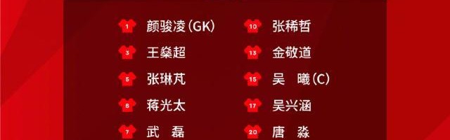 全站官网登录入口-国足VS叙利亚：延续对阵关、菲首发 武磊联手艾克森